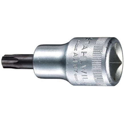 STAHLWILLE 03100025 - Douilles pour tournevis 1/2'' pour vis à profil interne TORX®