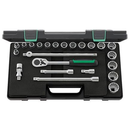 STAHLWILLE 96035125 - Assortiment de clés à douille 1/2'' Carré, anneau (23 pcs.)