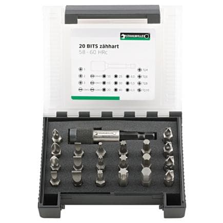 STAHLWILLE 96080122 - Récipient avec inserts pour embouts de tournevis
