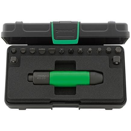 STAHLWILLE 96323001 - Jeu de tournevis à frapper pour vis M5–M10 dans coffret empilable en plastique ABS