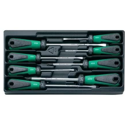 STAHLWILLE 96489210 - Jeu de tournevis 3K DRALL® (8 pièces)