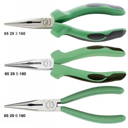 STAHLWILLE 65296145 - Pince à becs demi-ronds avec tranchant