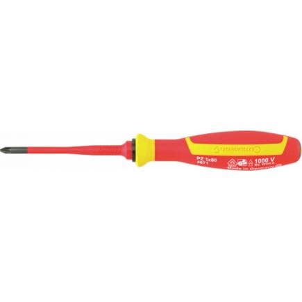 STAHLWILLE 46713001 - Tournevis Pozidriv® VDE pour vis cruciformes