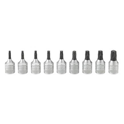 STAHLWILLE 96017709 - Jeu d'embouts de tournevis pour vis TORX® intérieures (9 pcs.)