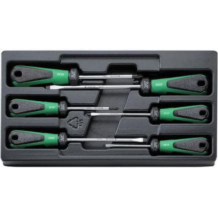 STAHLWILLE 96838134 - Jeu de tournevis 3K DRALL (6 pièces)