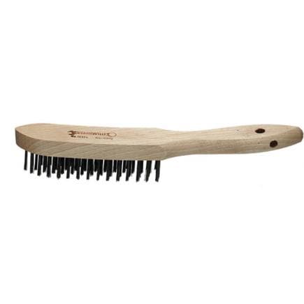STAHLWILLE 77090000 - Brosse métallique avec support en bois, fils d'acier ø0,35 mm