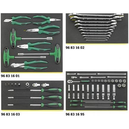 STAHLWILLE 97830822 - 1120/2 TCS - Kit supplémentaire Audi (73 pcs)