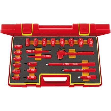 STAHLWILLE 96022020 - Assortiment de clés à douille VDE 3/8 '' (23 pcs.)