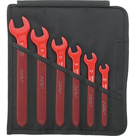 STAHLWILLE 96404301 - Clés à fourche simples VDE Assortiment (6 pcs.)