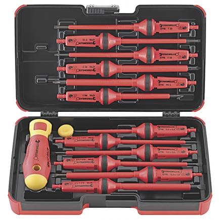 STAHLWILLE 96469511 - Jeu de tournevis interchangeables VDE (14 pcs.)