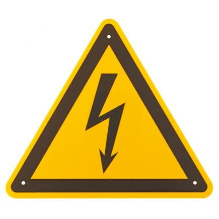 STAHLWILLE 77030705 - Panneau d'avertissement VDE, Tension électrique dangereuse