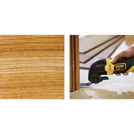 STANLEY STA32348-XJ - Set de feuilles abrasives triangulaires pour bois (10 pièces)