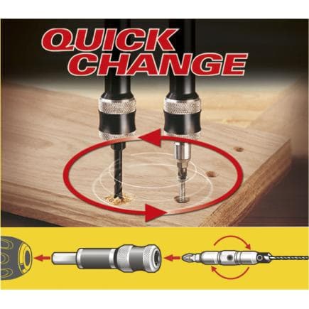 STANLEY STA50068-XJ - Forets HSS pour le métal et le bois à queue hexagonale (multi-pack)