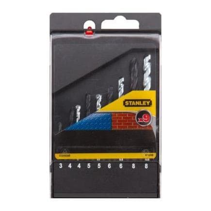 STANLEY STA56000-QZ - Jeu de forets dans la boîte (9 pièces)