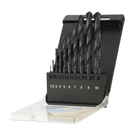 STANLEY STA56030-QZ - Jeu de forets HSS dans la mallette (10 pièces)