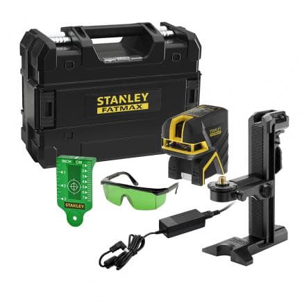 STANLEY FMHT77598-1 - Niveau laser croix + 5 points Fatmax® SCGI-P5 - faisceau vert