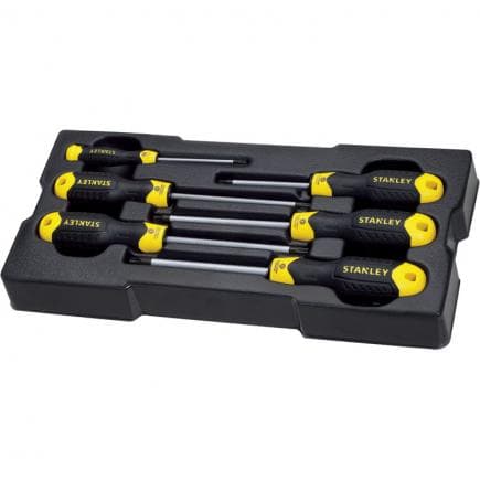 STANLEY STMT1-74182 - Jeu de modules 6 tournevis torx cushion grip