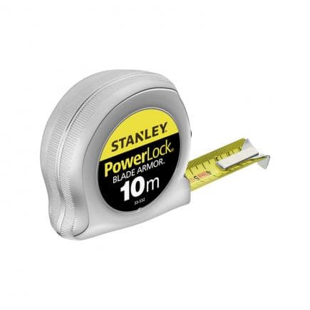 STANLEY 0-33-514 - Ruban à mesurer PoweRLock blade armor-tm - - différentes tailles (4 pcs.)
