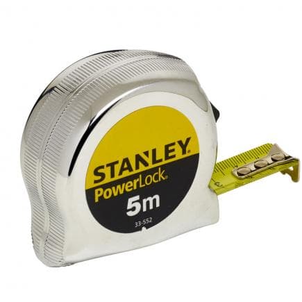 STANLEY 0-33-522 - Ruban à mesurer MicropoweRLock - différentes tailles (6 pcs.)
