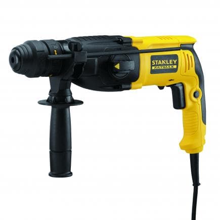 STANLEY SFMEH210K-QS - Marteau perforateur SDS-PLUS 800 W avec mandrin supplémentaire de 13 mm