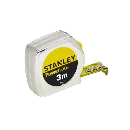 STANLEY 0-33-218 - Ruban à mesurer Powerlock - Boîtier métallique (lot muliple)