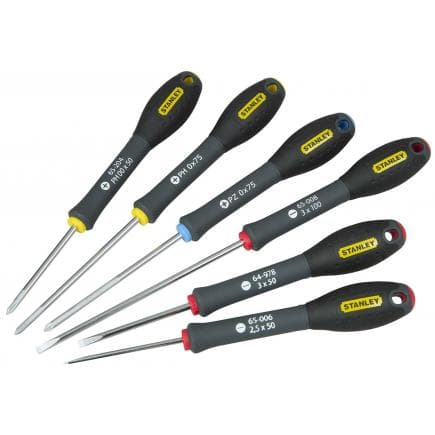 STANLEY 0-65-492 - Jeu de 6 Tournevis de précision FatMax®