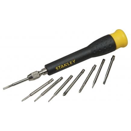 STANLEY STHT0-62633 - Jeu de tournevis de précision muli-lames - 16 lames std + Phil + hex + Torx