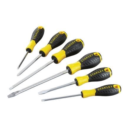 STANLEY STHT0-60209 - Assortiment de 6 tournevis Stanley Essential (6 pcs.)
