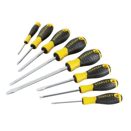 STANLEY STHT0-60210 - Jeu de 8 tournevis Stanley Essential (6 pcs.)