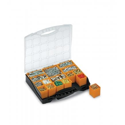 TERRY 1002220 - Organisateur en plastique avec couvercle - 16 casiers amovibles