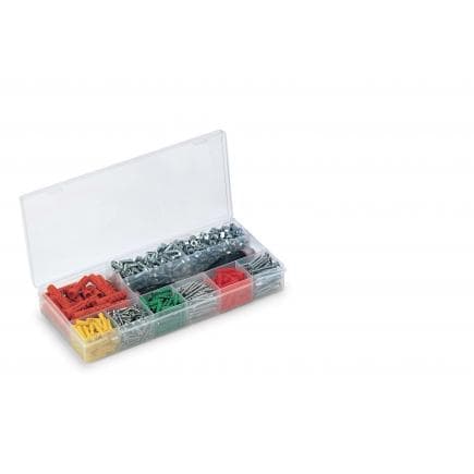 TERRY 1000634 - Organisateur en plastique avec couvercle - 10 compartiments transparents