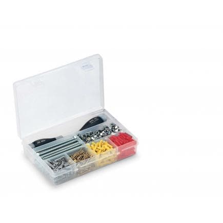TERRY 1000632 - Organisateur en plastique avec couvercle - 7 compartiments transparents