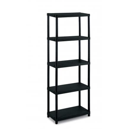 TERRY 1002649 - Rayonnage d’extérieur en résine - 5 étagères solides 60x30x165 cm