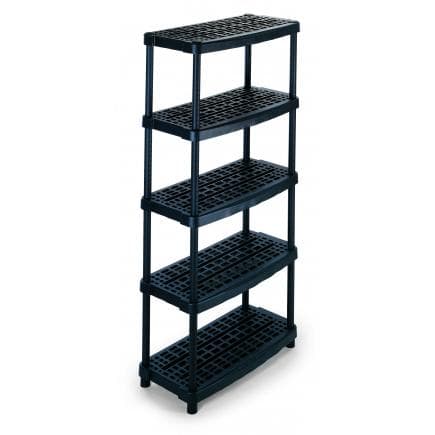 TERRY 1000955 - Rayonnage en plastique - étagères ventilées 93x45,3x188,5 cm