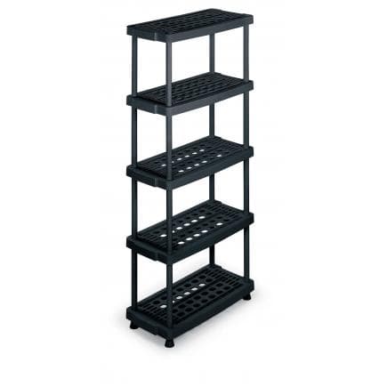 TERRY 1001251 - Rayonnage en plastique - étagères ventilées 79x39x176 cm