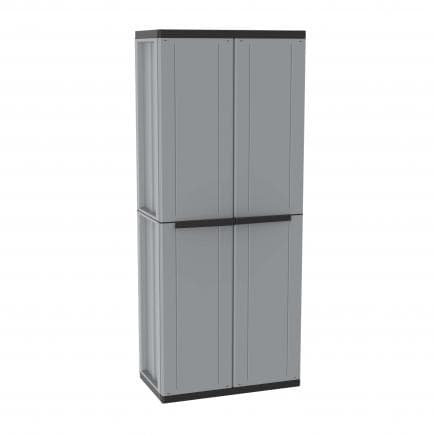 TERRY 1002819 - Armoire d’extérieur 2 portes 4 étagères 68x37,5x163,5 cm