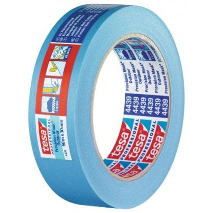 TESA - Nastro di carta per mascheratura di precisione per esterni blu