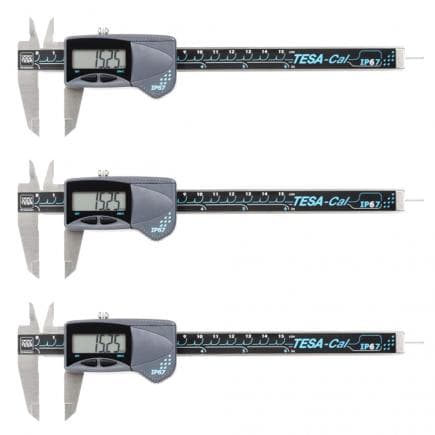 TESA TECHNOLOGY 00530141P - Jeu d'étriers universels numériques, 150 mm (3 pcs.)