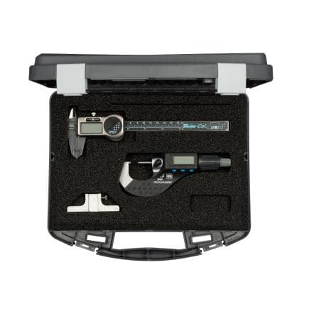 TESA TECHNOLOGY 00511018 - MICROMASTER IP54 (0-30 mm) et TWIN-CAL IP67 (150 mm, tige de profondeur ronde) avec embase