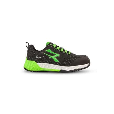 U-POWER RT20104-38 - Chaussures de sécurité basses VISERYS ESD S3S CI HI HRO FO SR, Noir/Vert