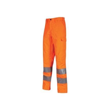 U-POWER CY304OF-XL - Pantalon de travail haute visibilité VEGA, Orange fluo (20 pcs.)