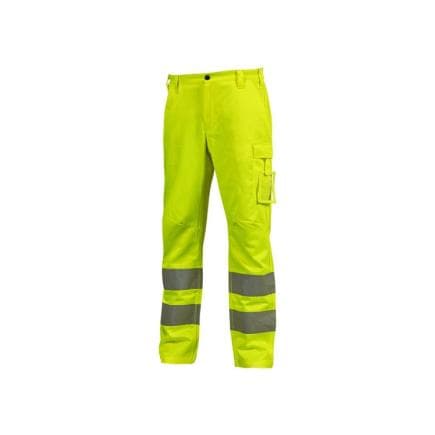 U-POWER CY304YF-M - Pantalon de travail haute visibilité VEGA, Jaune fluo (20 pcs.)