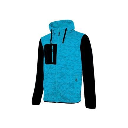 U-POWER EY174CF-XL - Sweat-shirt de travail RAINBOW, Bleu fluo