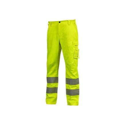 U-POWER HL306YF-L - Pantalon de travail haute visibilité SIRIUS, Vert fluo
