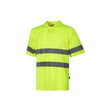 U-POWER HL308YF-L - Polo haute visibilité ENIF, Jaune fluo (3 pcs.)