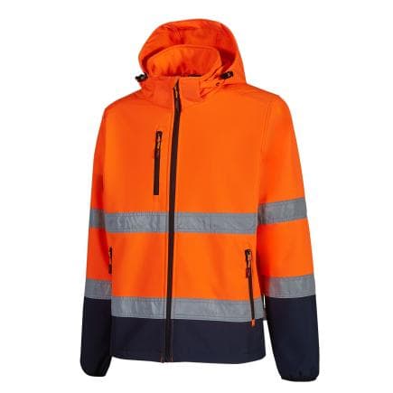 U-POWER HL318NO-L - Veste haute visibilité CURSA, Orange marine