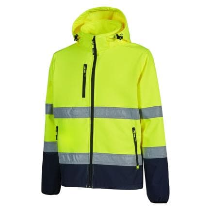 U-POWER HL318NY-L - Veste haute visibilité CURSA, Jaune marine