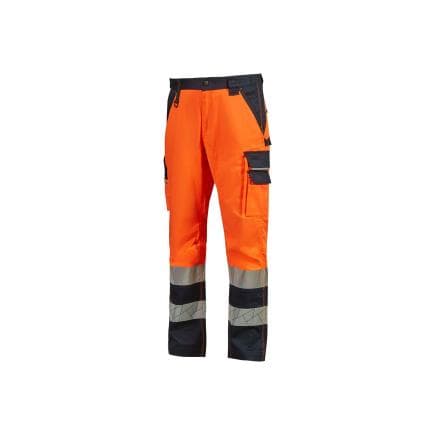 U-POWER HL379OF-L - Pantalon de travail haute visibilité FULGOR, Orange fluo