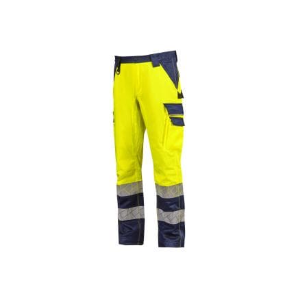 U-POWER HL381YF-L - Pantalon de travail haute visibilité BRILLO, Jaune fluo