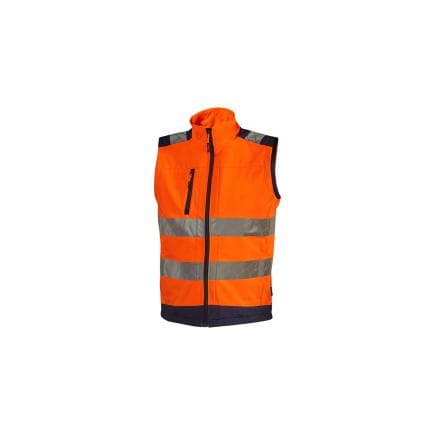 U-POWER HL385OF-L - Gilet haute visibilité BOREAL, Orange fluo